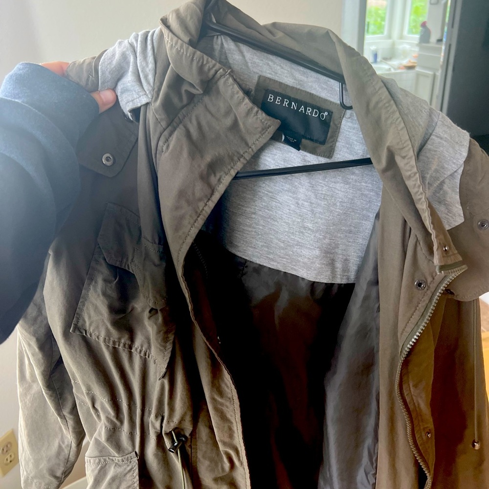Green army jacket